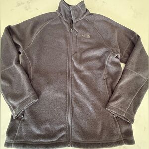 North Face Gray Fleece Full Zip Jacket Men’s Medium